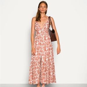 Abercrombie & Fitch Blush Floral Resort Maxi Dress